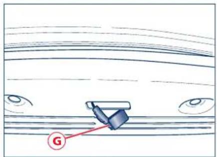 Maserati GranCabrio (2014) - Plafonnier boite à gants, videpoches et coffre à bagages - 3