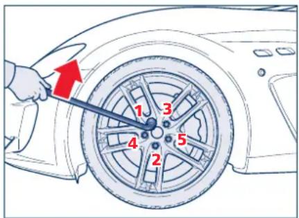 Maserati GranCabrio (2014) - Roue de secours compacte (sur demande) - 12