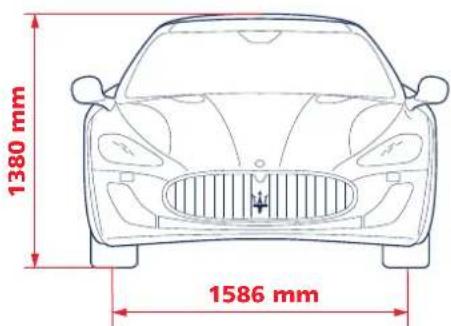 Maserati GranCabrio Sport (2013) - Dimensions - 2