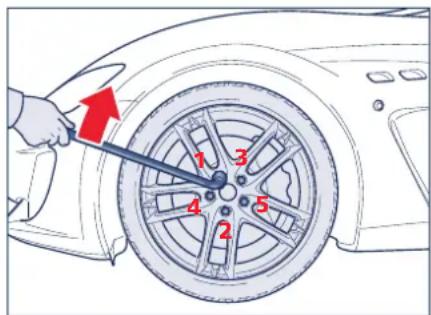 Maserati GranCabrio Sport (2013) - Roue de secours compacte (sur demande) - 11
