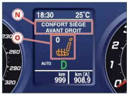 Maserati GranCabrio Sport (2013) - Page d'écran confort - 3
