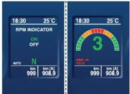 Maserati GranCabrio Sport (2013) - Page d'écran RPM Indicator - 3