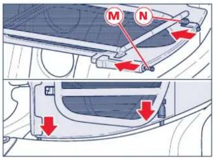 Maserati GranCabrio Sport (2013) - Démontage windstop: - 1