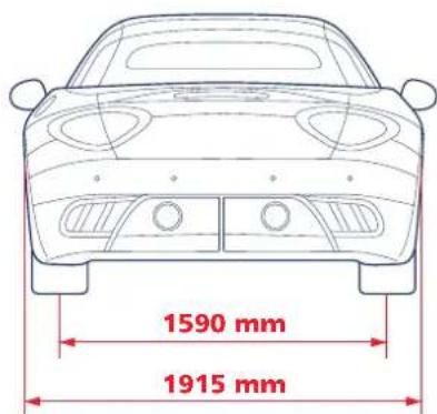Maserati GranCabrio Sport (2013) - Dimensions - 3