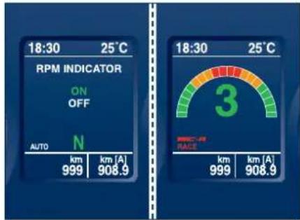 Maserati GranCabrio Sport (2015) - Page d'écran RPM Indicator - 1