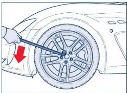 Maserati GranCabrio Sport (2015) - Roue de secours compacte (sur demande) - 7