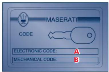 Maserati GranCabrio Sport (2015) - Plaque récapitulative des données d'identification - 2
