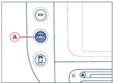 Maserati GranCabrio Sport (2015) - Désactivation du fonctionnement automatique PARK OFF - 1