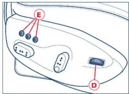 Maserati GranCabrio Sport (2015) - Mémorisation des positions du siège et des rétroviseurs extérieurs - 1