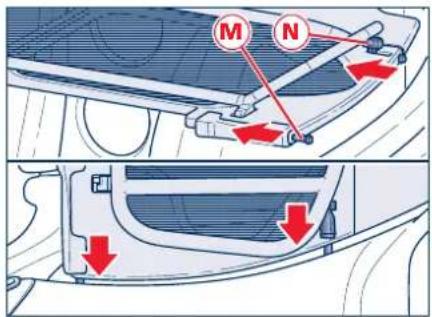 Maserati GranCabrio Sport (2015) - Démontage windstop: - 1