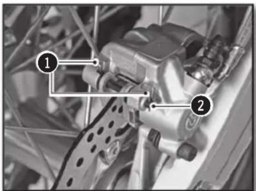 Sherco 250 SEF (2020) - REEMPLACEMENT DES PLAQUETTES DE FREIN AVANT ET ARRIÈRE - 1