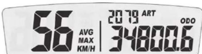 56 AVG MAX KM/H | 2079 ART 34800.6 ODO