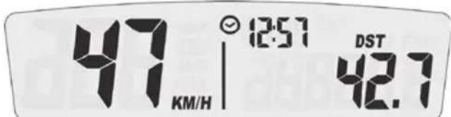 47 KM/H 12:51 DST 42.7