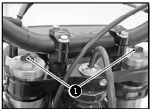 Sherco 450 SEFR (2019) - FORK REBOUND ADJUSTMENT - 1