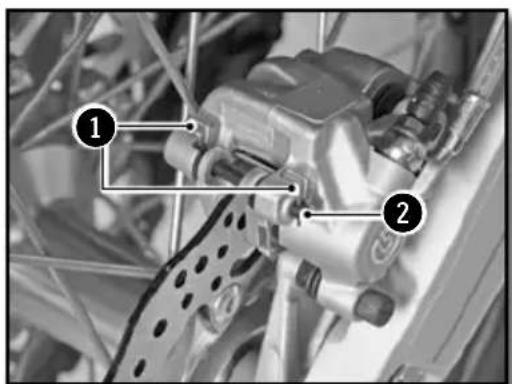 Sherco 450 SEFR (2019) - REINSTALLING THE FRONT AND REAR BRAKE PADS - 1