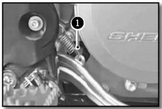 Sherco 450 SEFR (2019) - CHECKING THE ENGINE OIL LEVEL - 1
