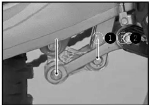 Technical diagram showing mechanical components with numbered labels 1, 2, and 3 indicating specific parts of a device.