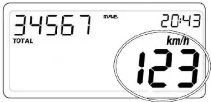 34567 TOTAL mae. 20:43 km/h 123
