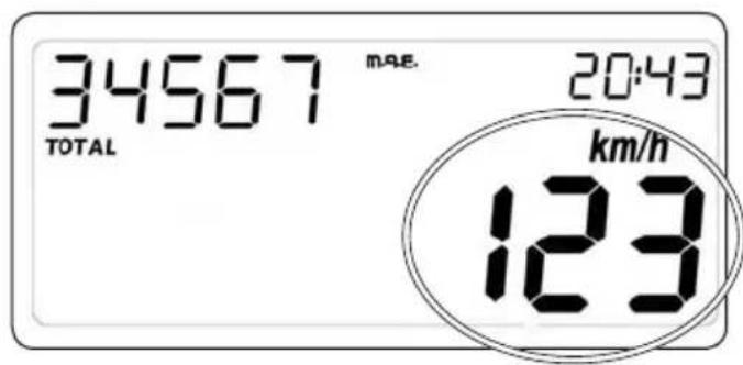 34567 TOTAL MAE. 20:43 km/h 123