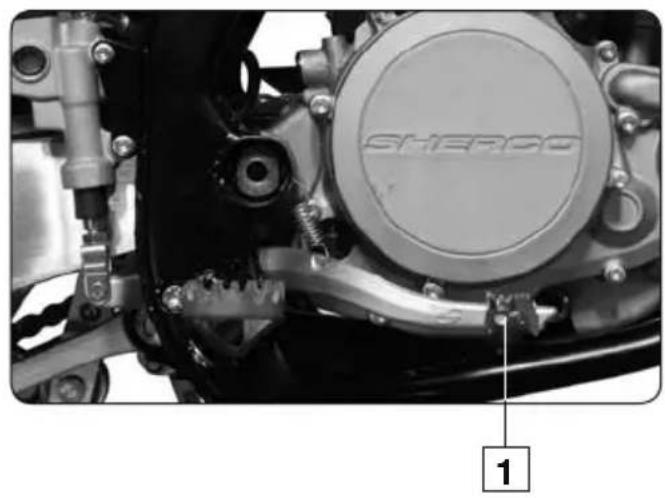 Sherco SE2.5iF (2009) - Sélecteur de vitesses - 1