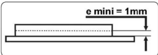 Sherco SE2.5iF (2009) - Min. thickness = 1 mm - 1