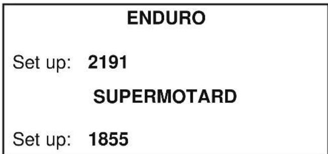 Sherco SE2.5iF (2009) - RPM function RPM engine - 2