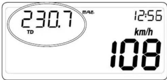 Sherco SE2.5iF (2009) - TRIP function Automatic trip Countdown - 1