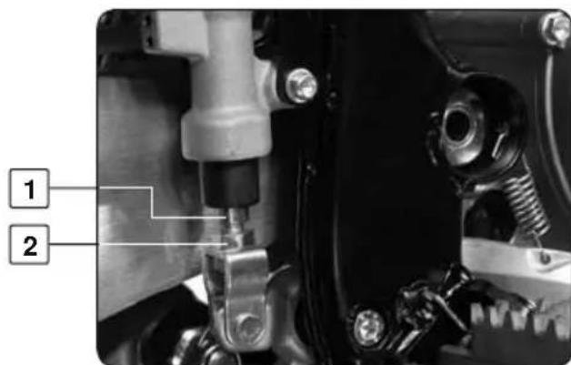 Sherco SE2.5iF (2009) - BRAKE PEDAL POSITION - 1