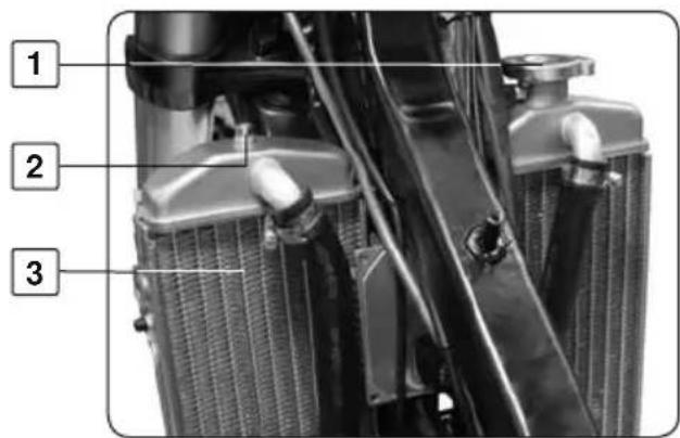 Sherco SE2.5iF (2009) - REFROIDISSEMENT - 1
