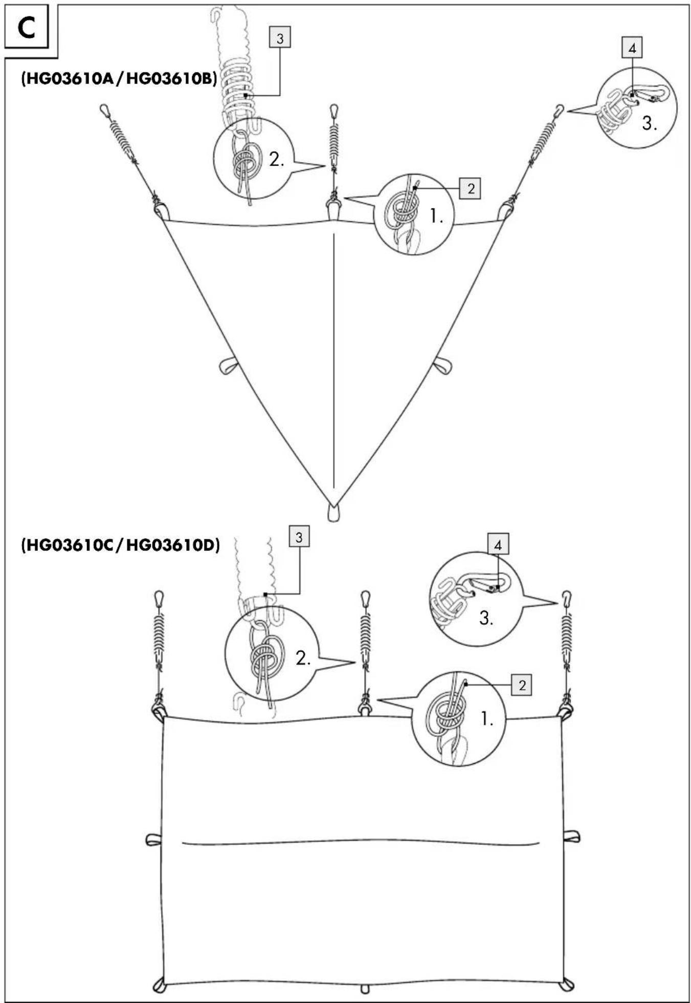 (HG03610A/HG03610B) (HG03610C/HG03610D)