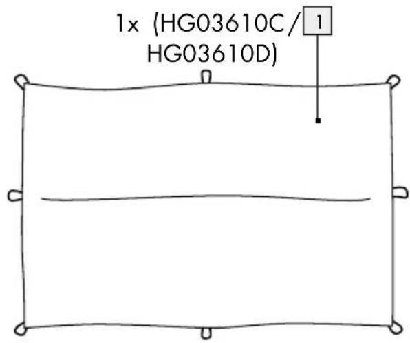 1x (HG03610C/1 HG03610D)