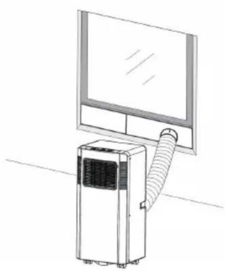 BEKO BP209C - B) Instalarea kitului pentru fereastră - 4