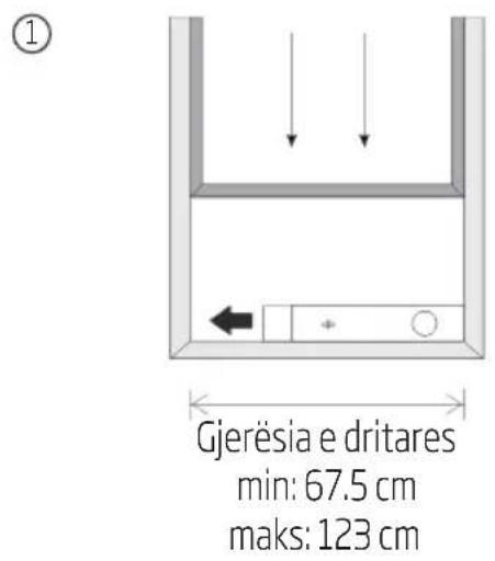 BEKO BP209C - B) Instalimi i kutisë së dritares - 1