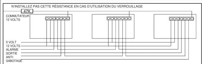 DSC SS102 - Procédure de branchement avec plusieurs unités - 1