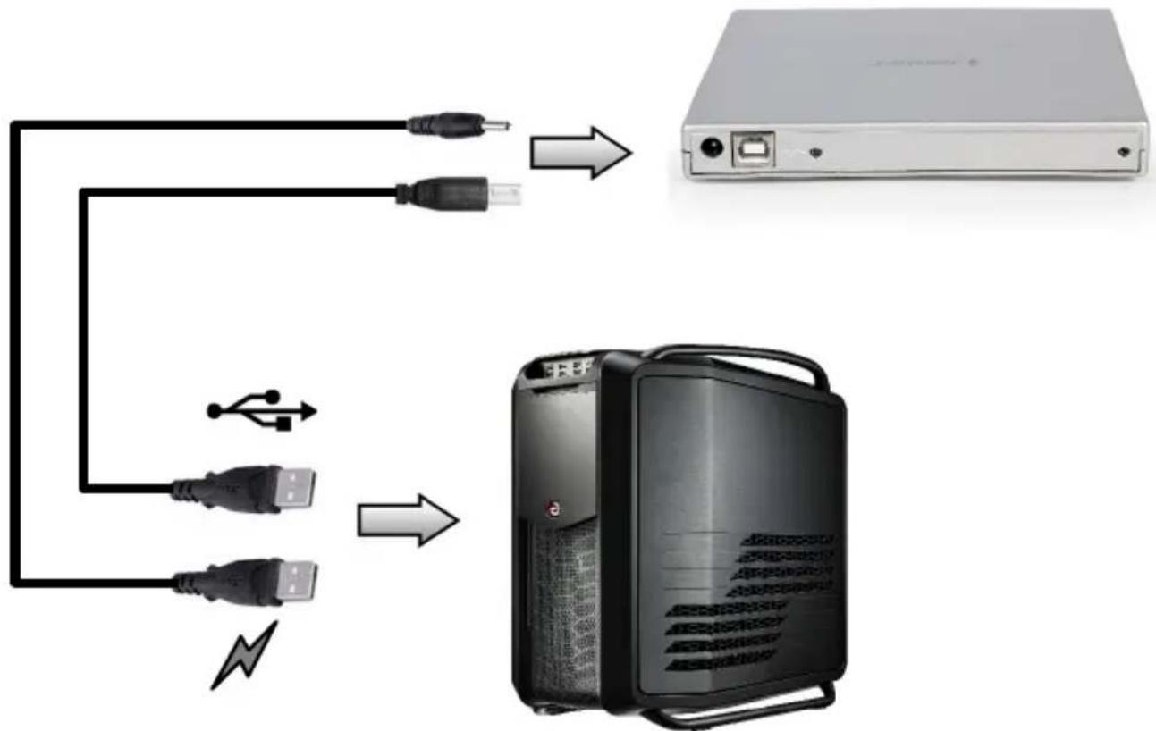 Gembird DVDUSB02SV - DVD-USB-02 EXTERNAL USB DVD DRIVE - 1
