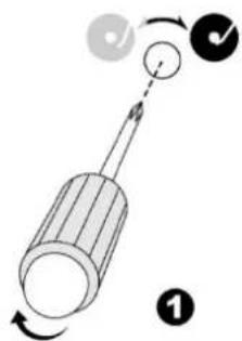 Soundmaster PL979 - Alignement de la position d'arrêt du bras de lecture - 1