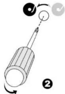 Soundmaster PL979 - Alignement de la position d'arrêt du bras de lecture - 2