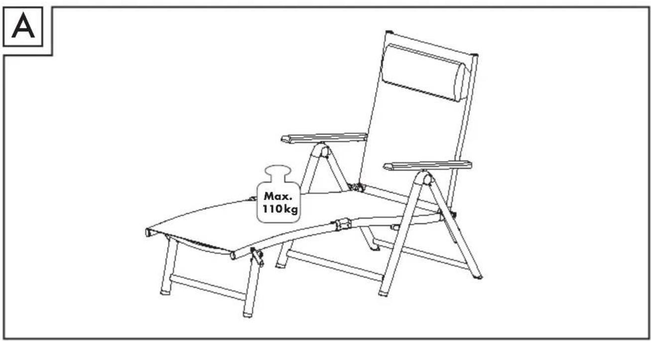 Livarno Lux HG05829 - ALUMINIUM SUNLOUNGER - 1
