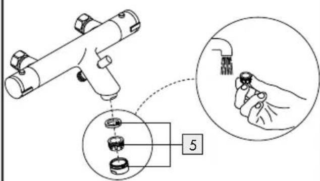 MIOMARE HG00625A - THERMOSTAT-WANNEN-ARMATUR/ THERMOSTAT-BRAUSE-ARMATUR - 3