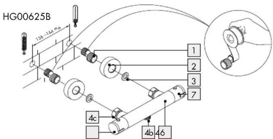 MIOMARE HG00625A - THERMOSTAT-WANNEN-ARMATUR/ THERMOSTAT-BRAUSE-ARMATUR - 2