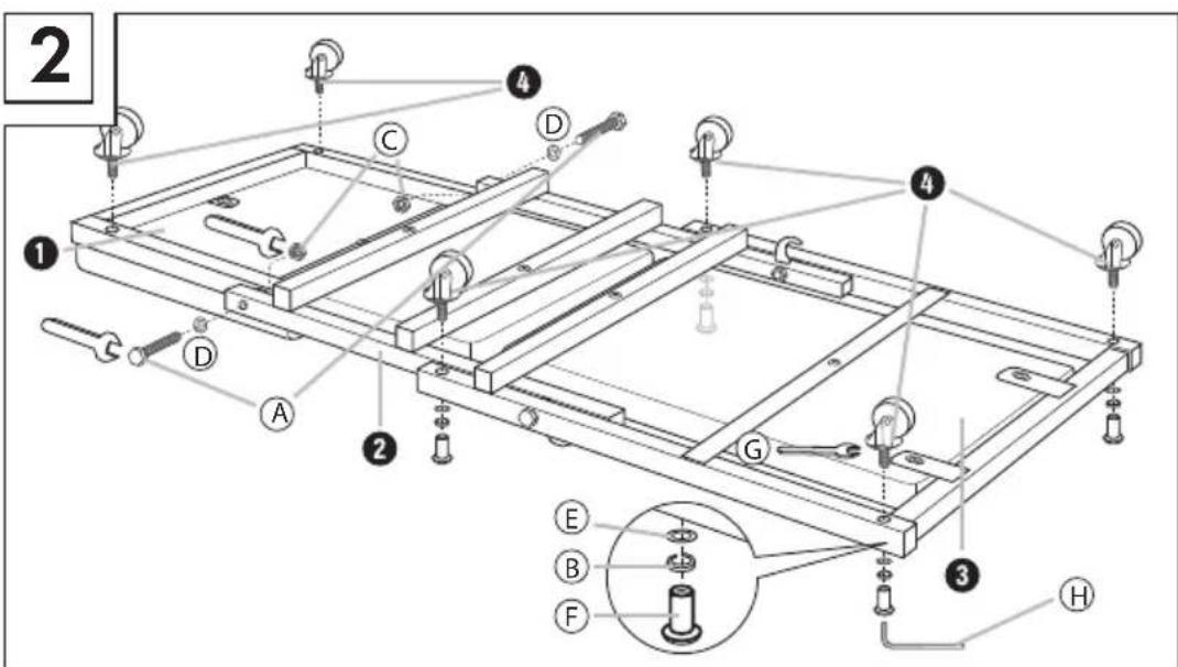 POWERFIX IAN 322310 - Rozsaḥ dodávky/opis dielov - 2