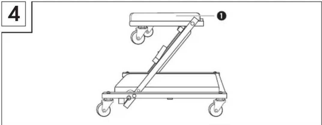 POWERFIX IAN 322310 - Transformation de la planche à roulettes en tabouret - 2