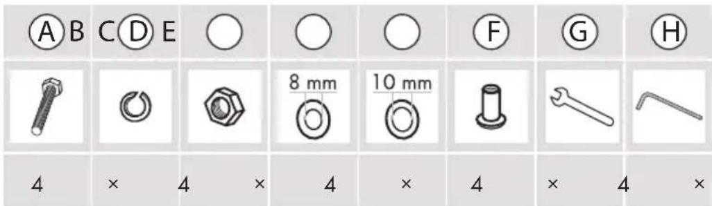 POWERFIX IAN 322310 - Zakres dostawy/opis częsci - 1