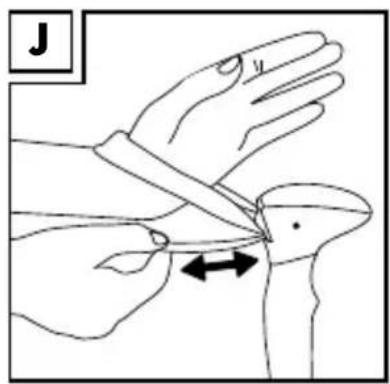 CRIVIT IAN 373915 - Adjusting the hand strap (figs. I-L) - 2