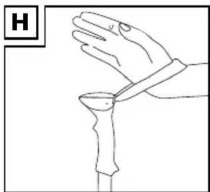 CRIVIT IAN 373915 - Anlegen der Handschlaufe (Abb. H) - 1