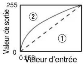 JVC DLANP5 - Exemple d'ajustement gamma - 1