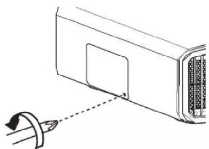 JVC DLANP5 - Retirez le couvercle de la lampe - 1