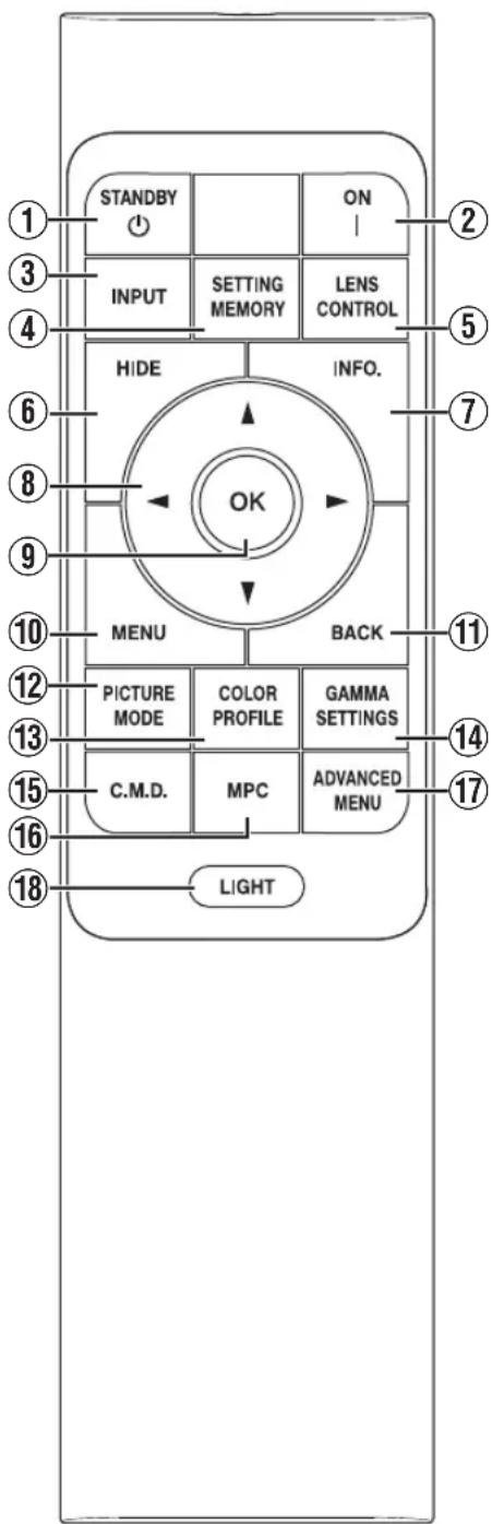 JVC DLANP5 - Télécommande - 1