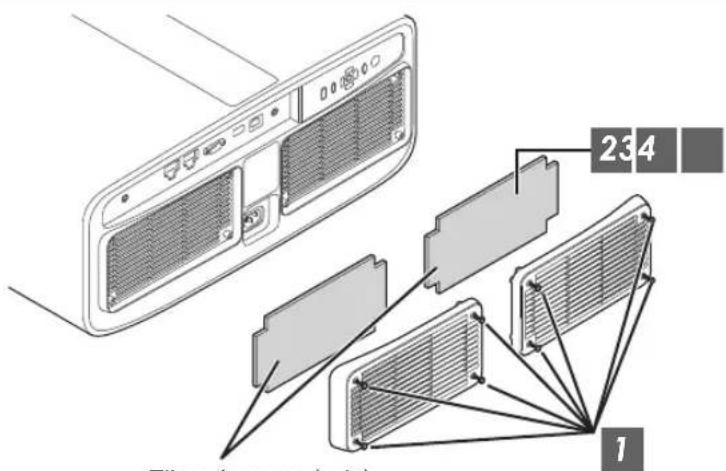 JVC DLANP5 - Nettoyage et remplacement du filtré - 1