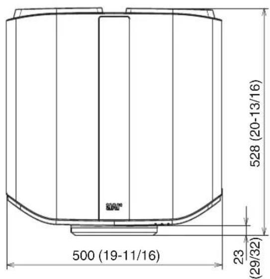 JVC DLANP5 - Dimensions - 1